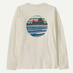 Kids' Long-Sleeved Skyline Stencil T-Shirt