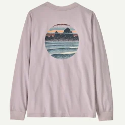Kids' Long-Sleeved Skyline Stencil T-Shirt