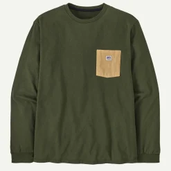 Long-Sleeved Shop Sticker Pocket Responsibili-Tee&reg;