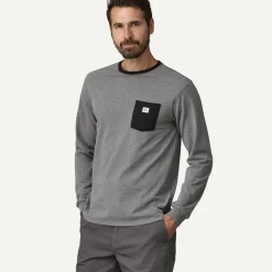Long-Sleeved Shop Sticker Pocket Responsibili-Tee&reg;