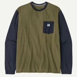 Long-Sleeved Shop Sticker Pocket Responsibili-Tee&reg;