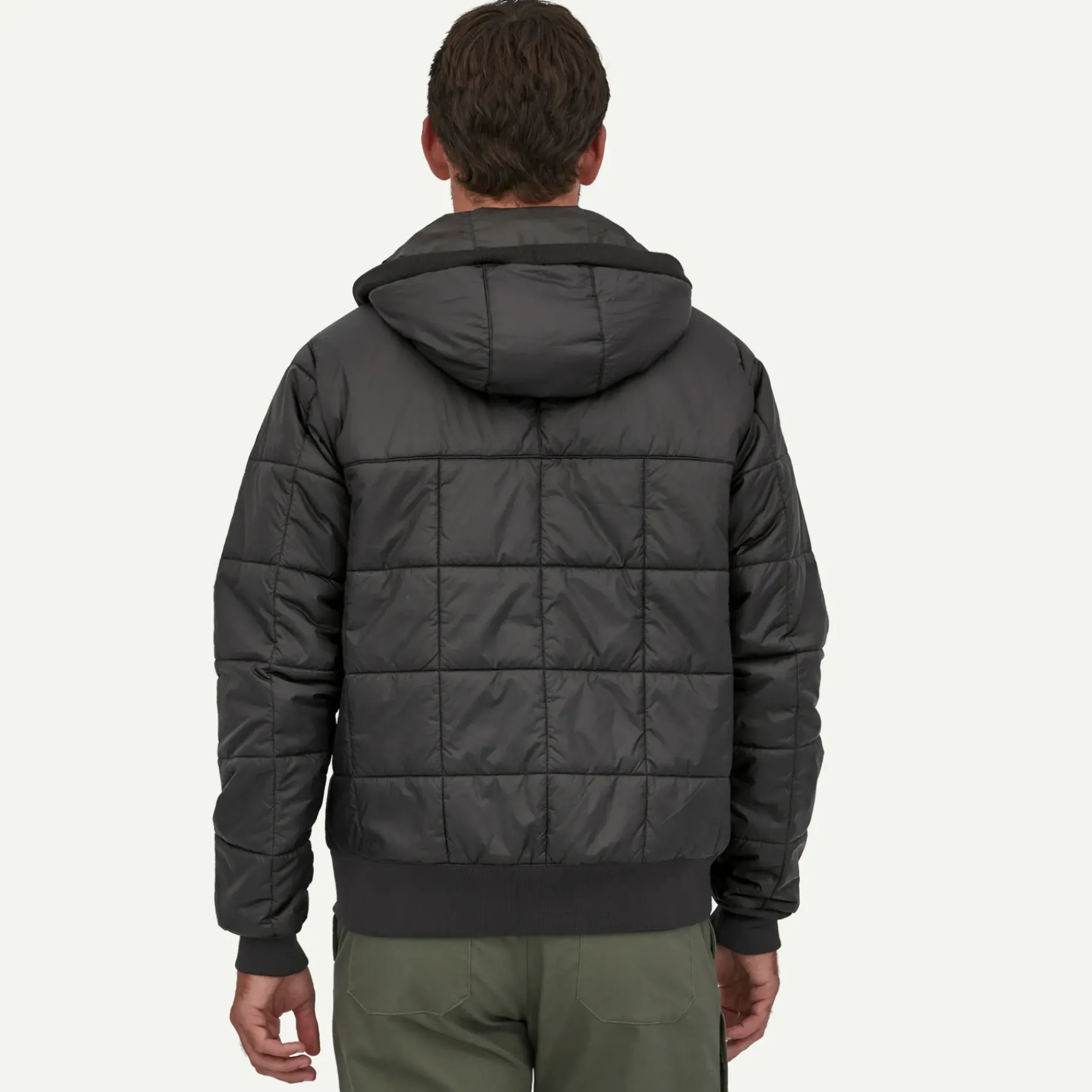 Men's Box Quilted Hoody
