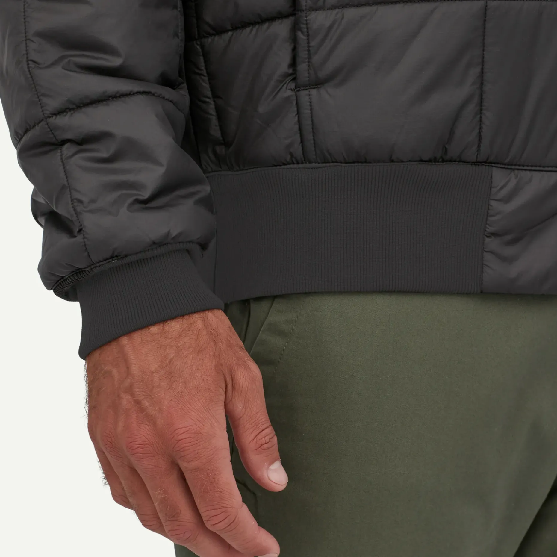 Men's Box Quilted Hoody