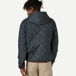 Men's Diamond Quilted Bomber Hoody
