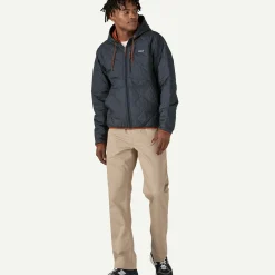 Men's Diamond Quilted Bomber Hoody