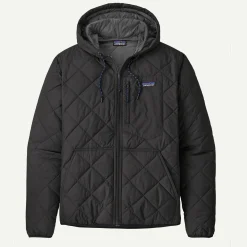 Men's Diamond Quilted Bomber Hoody