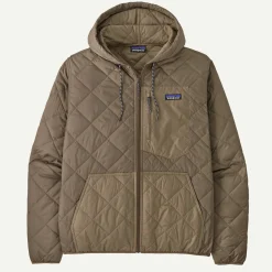 Men's Diamond Quilted Bomber Hoody
