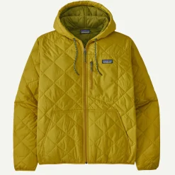 Men's Diamond Quilted Bomber Hoody