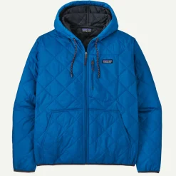 Men's Diamond Quilted Bomber Hoody