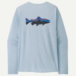 Men's Long-Sleeved Capilene&reg; Cool Daily Graphic Shirt - Waters