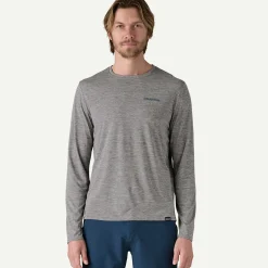 Men's Long-Sleeved Capilene&reg; Cool Daily Graphic Shirt - Waters