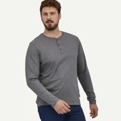 Men's Long-Sleeved Daily Henley
