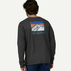 Men's Long-Sleeved Line Logo Ridge Responsibili-Tee&reg;