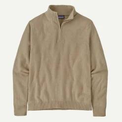 Men's Recycled Cashmere 1/4-Zip Sweater