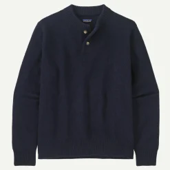 Men's Recycled Wool-Blend Buttoned Sweater