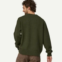 Men's Recycled Wool-Blend Buttoned Sweater