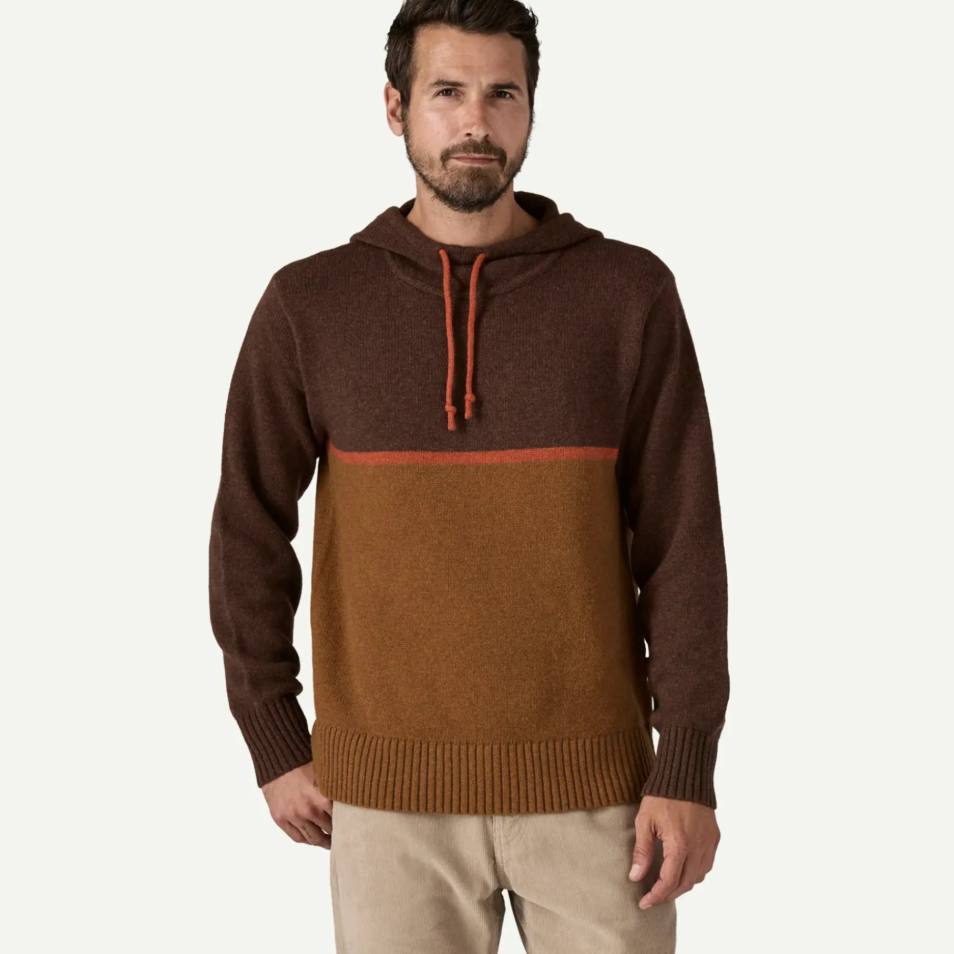 Men's Recycled Wool-Blend Sweater Hoody