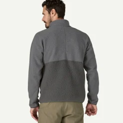 Men's Retro Pile Half-Snap Fleece Pullover