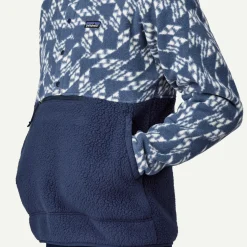 Men's Retro Pile Half-Snap Fleece Pullover