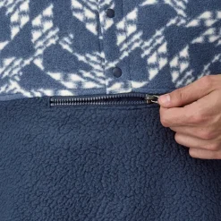 Men's Retro Pile Half-Snap Fleece Pullover