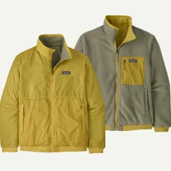 Men's Reversible Shelled Microdini Fleece Jacket