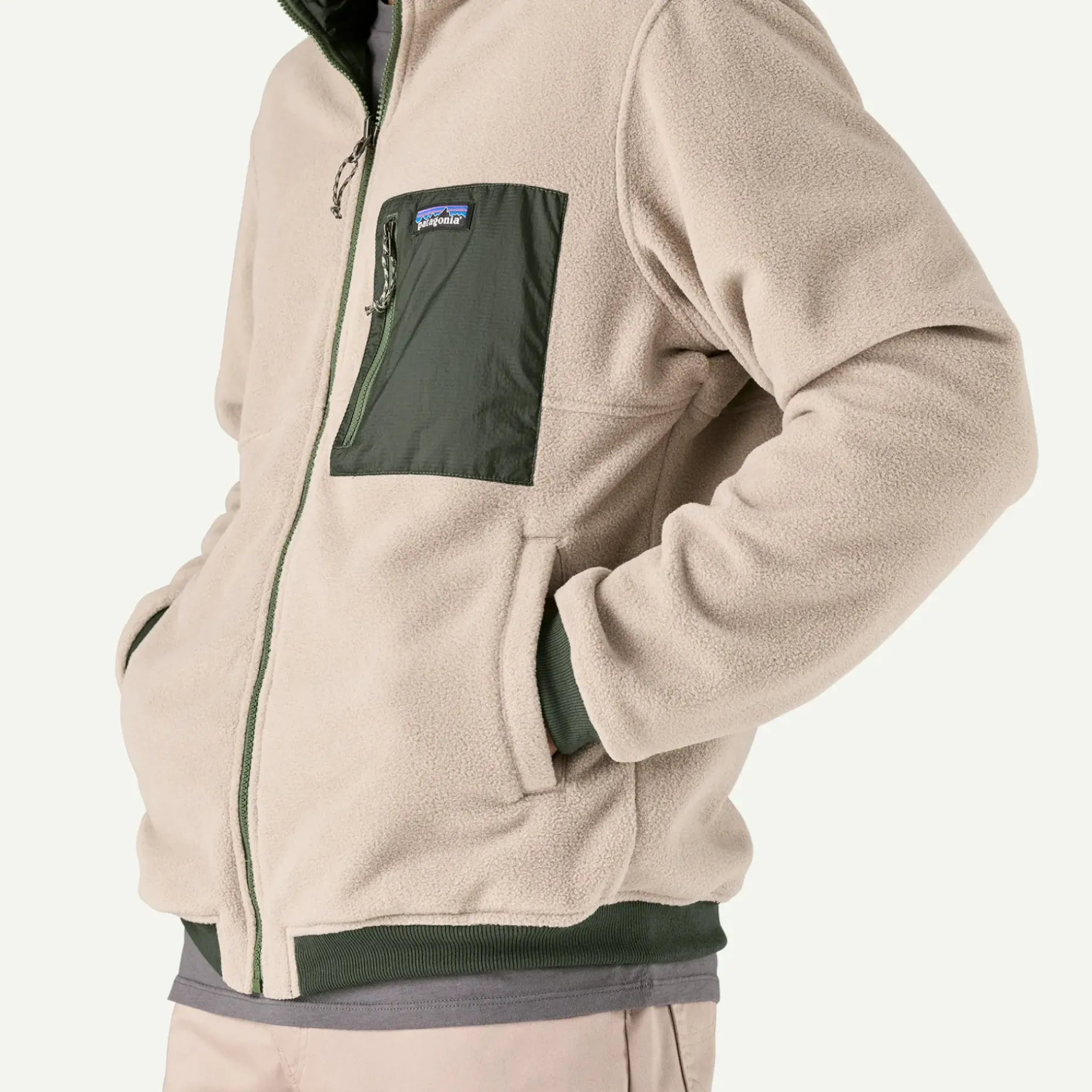 Men's Reversible Shelled Microdini Fleece Jacket