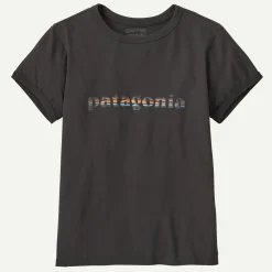 Women's '73 Text Logo Organic Ringer Tee