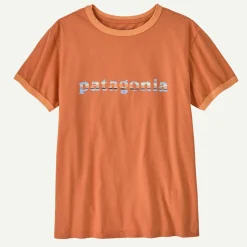 Women's '73 Text Logo Organic Ringer Tee