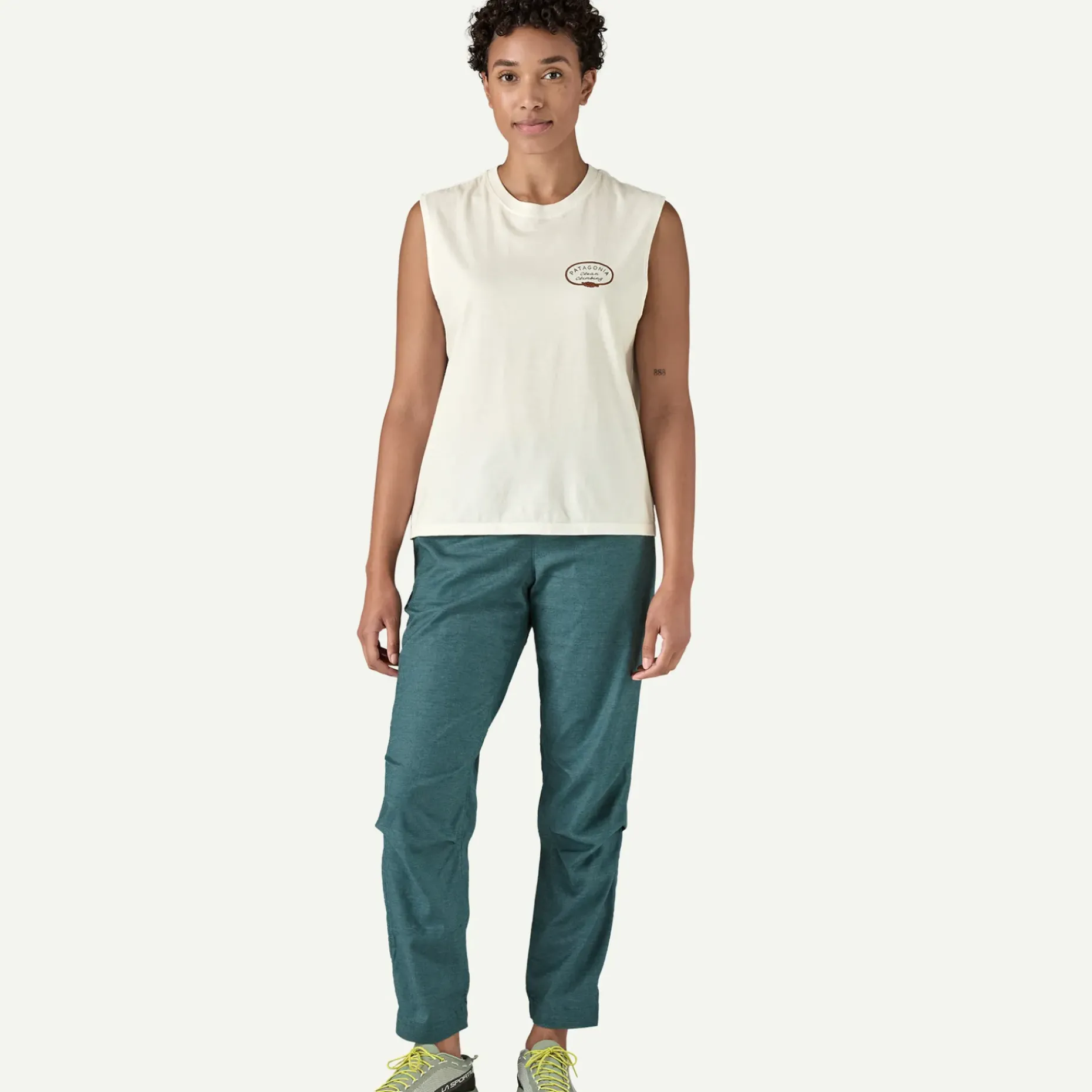 Women's Clean Climb Roots Boxy Organic Tank Top