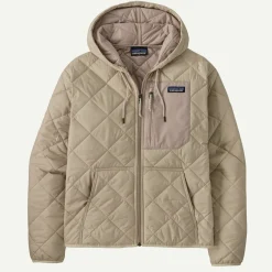 Women's Diamond Quilted Bomber Hoody