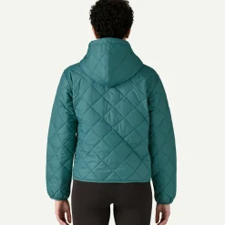 Women's Diamond Quilted Bomber Hoody
