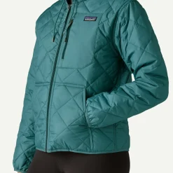 Women's Diamond Quilted Bomber Hoody