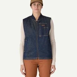 Women's Insulated Work Denim Vest