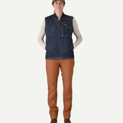Women's Insulated Work Denim Vest