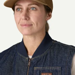 Women's Insulated Work Denim Vest