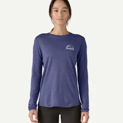 Women's Long-Sleeved Capilene® Cool Merino Blend Graphic Shirt