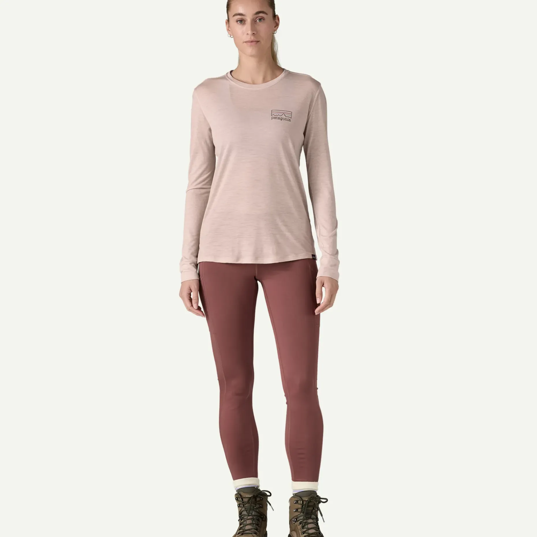 Women's Long-Sleeved Capilene® Cool Merino Blend Graphic Shirt