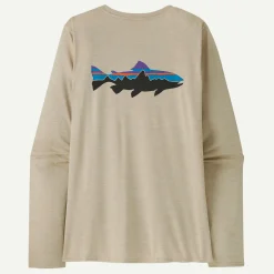 Women's Long-Sleeved Capilene&reg; Cool Daily Graphic Shirt - Waters