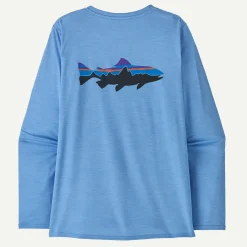 Women's Long-Sleeved Capilene&reg; Cool Daily Graphic Shirt - Waters