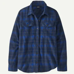 Women's Long-Sleeved Organic Cotton Midweight Fjord Flannel Shirt