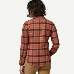 Women's Long-Sleeved Organic Cotton Midweight Fjord Flannel Shirt