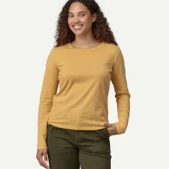 Women's Long-Sleeved Regenerative Organic Certified&reg; Cotton Tee