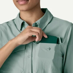Women's Long-Sleeved Self-Guided Sun Shirt