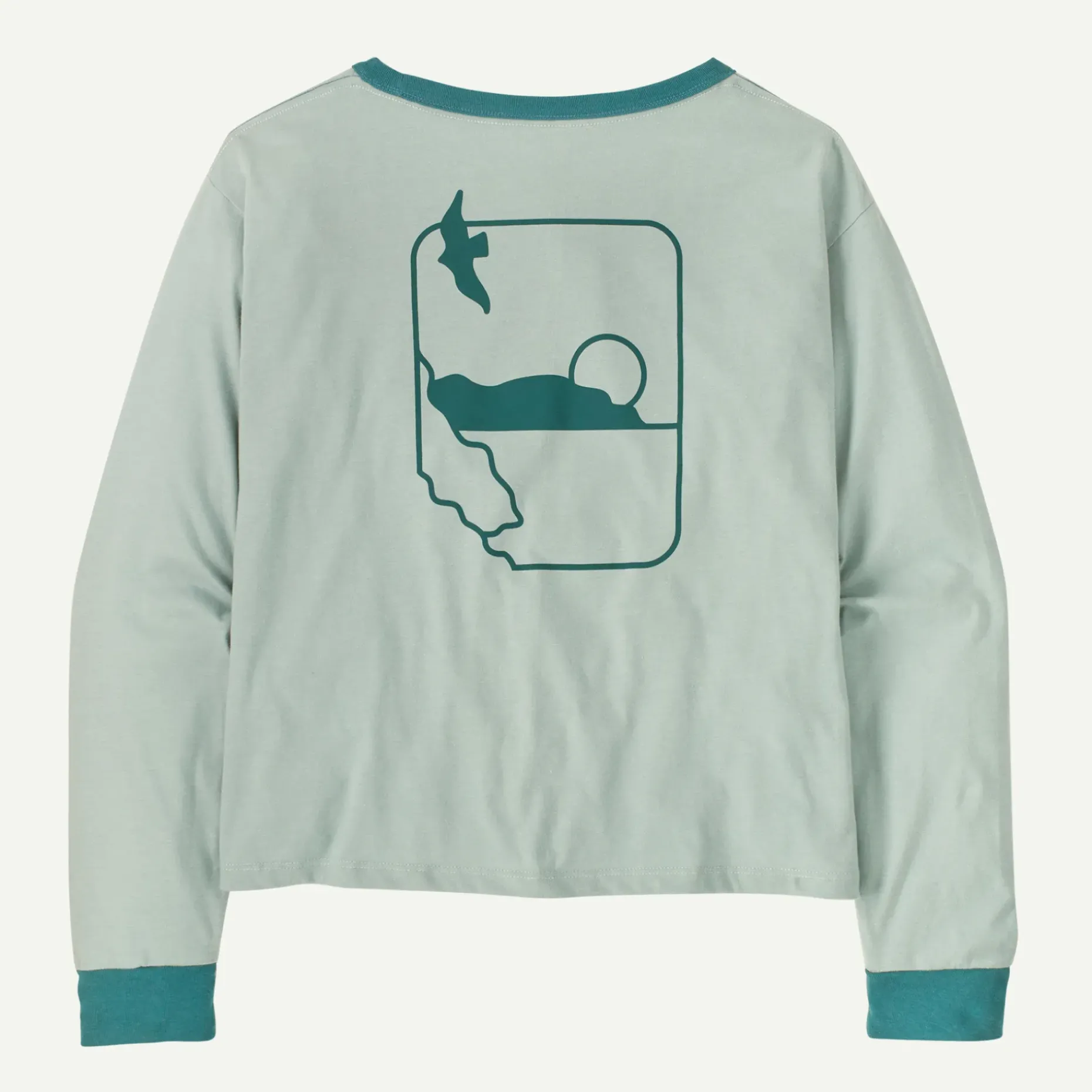 Women's Long-Sleeved Swell Drifter Easy-Cut Organic T-Shirt
