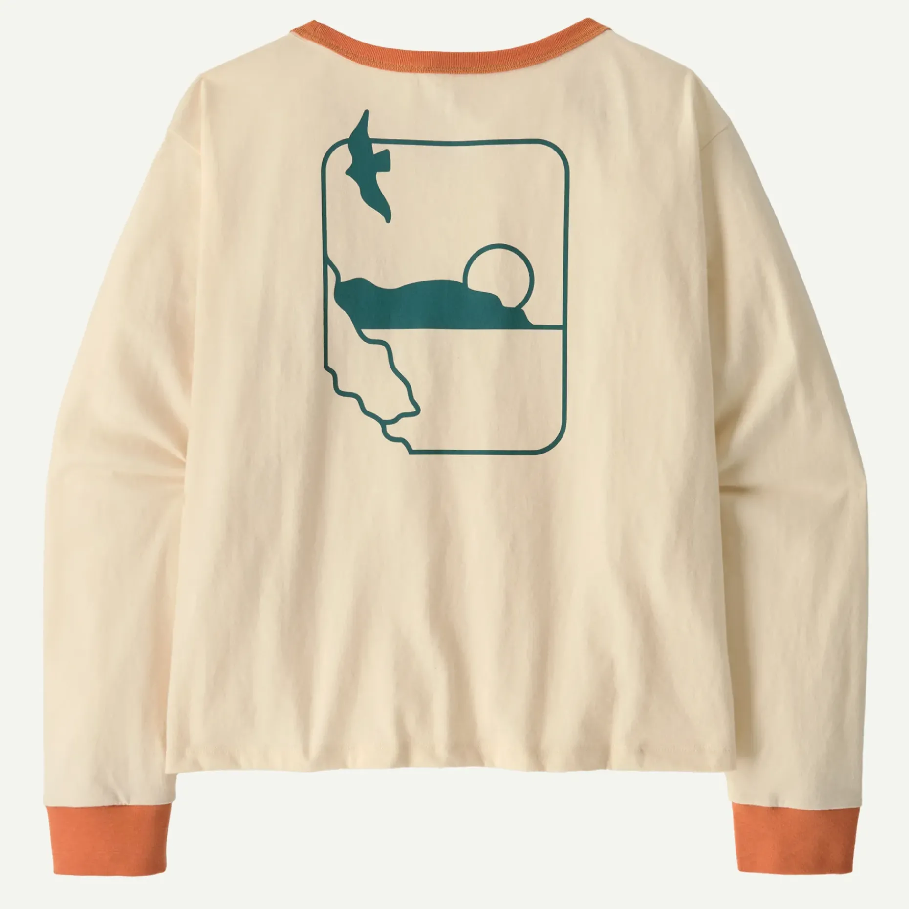 Women's Long-Sleeved Swell Drifter Easy-Cut Organic T-Shirt