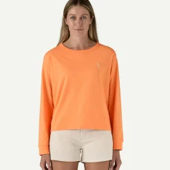 Women's Long-Sleeved Swell Drifter Easy-Cut Organic T-Shirt
