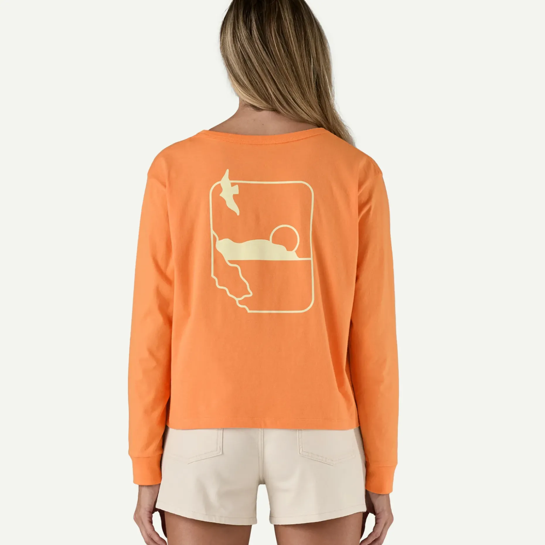 Women's Long-Sleeved Swell Drifter Easy-Cut Organic T-Shirt