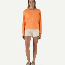 Women's Long-Sleeved Swell Drifter Easy-Cut Organic T-Shirt