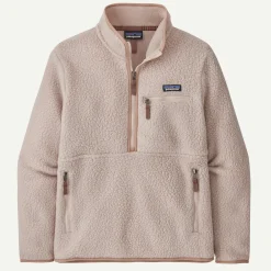 Women's Retro Pile Fleece Marsupial Pullover