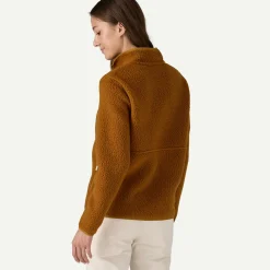Women's Retro Pile Fleece Marsupial Pullover